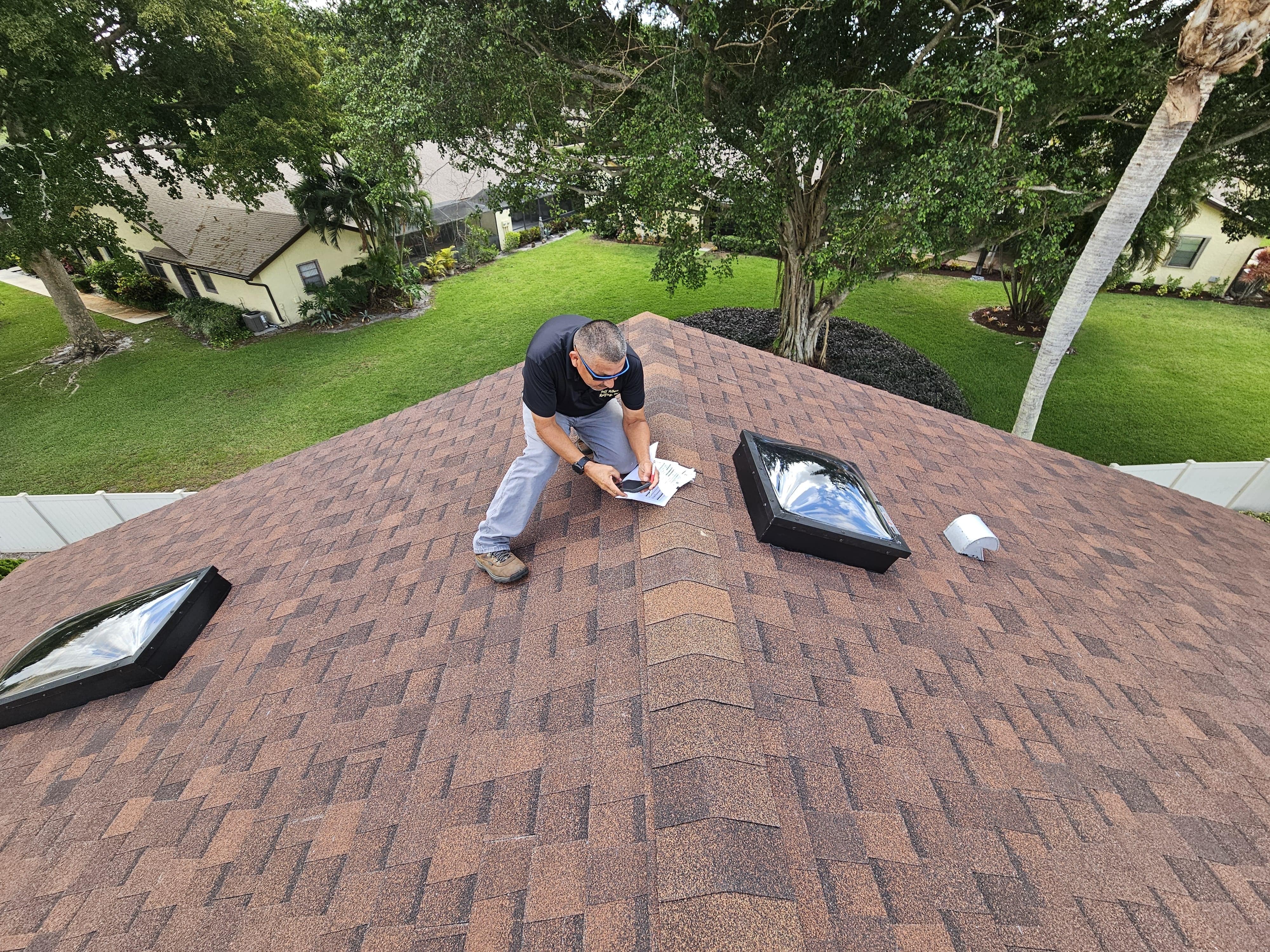 Roofing example in action